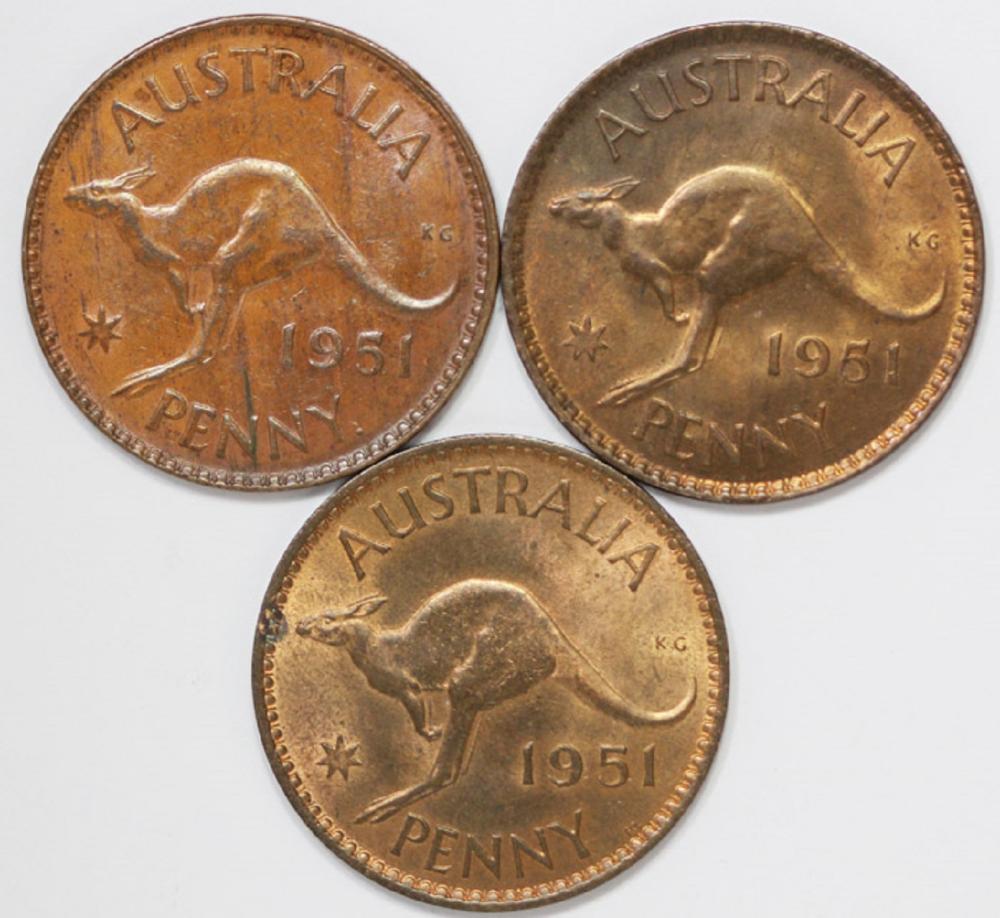 Australia. 1951 (M), 1951 Y... image