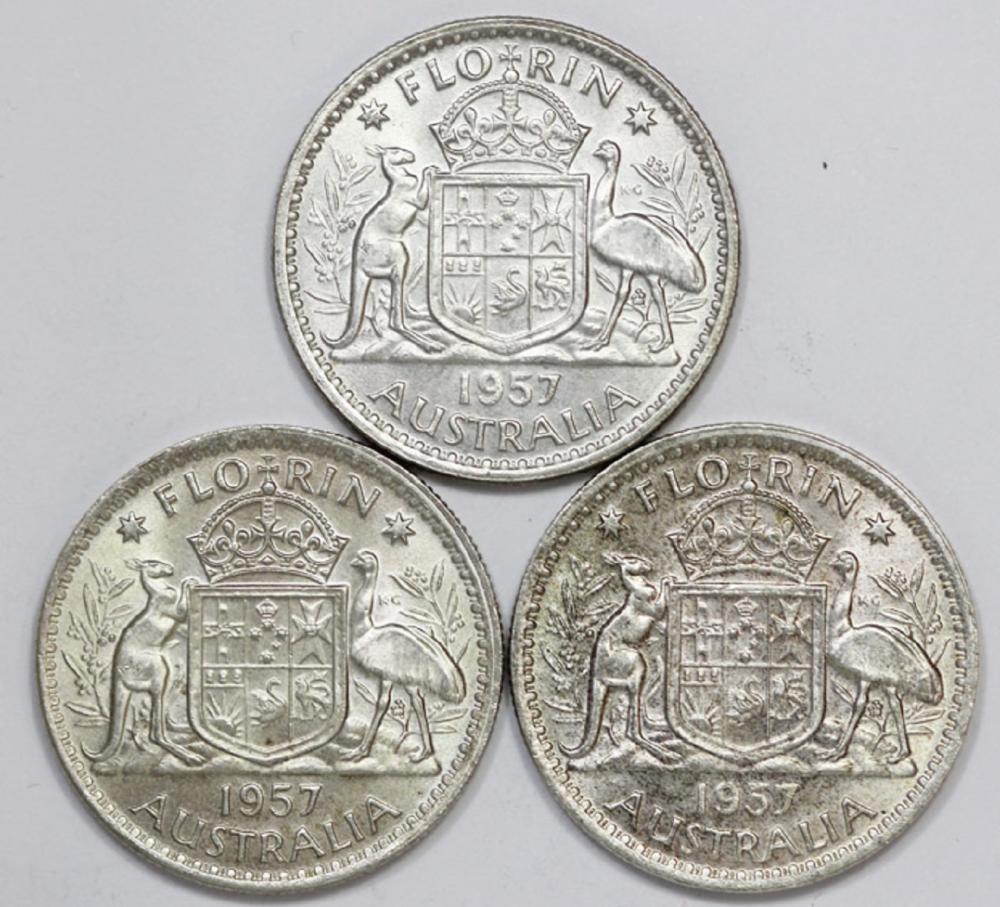 Australia. 1957 Florin, Cho... image