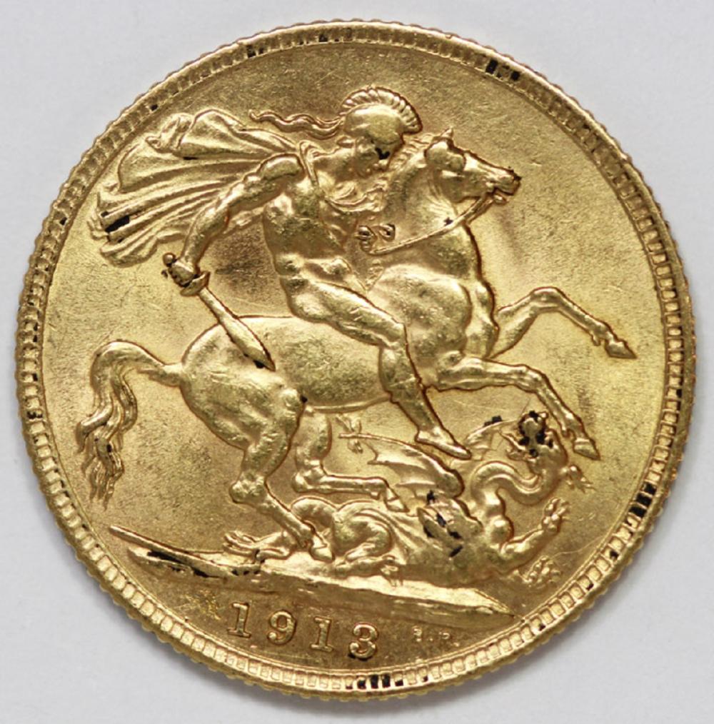 Great Britain. 1913 Gold (0... image