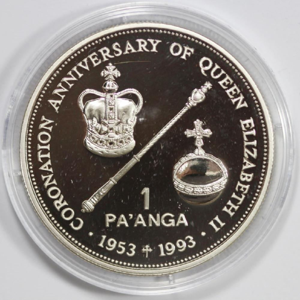 Tonga. 1953 - 1993 Proof Si... image