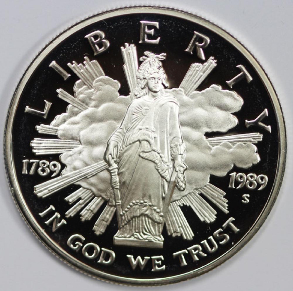 U.S.A. 1789 - 1989 Silver (... image