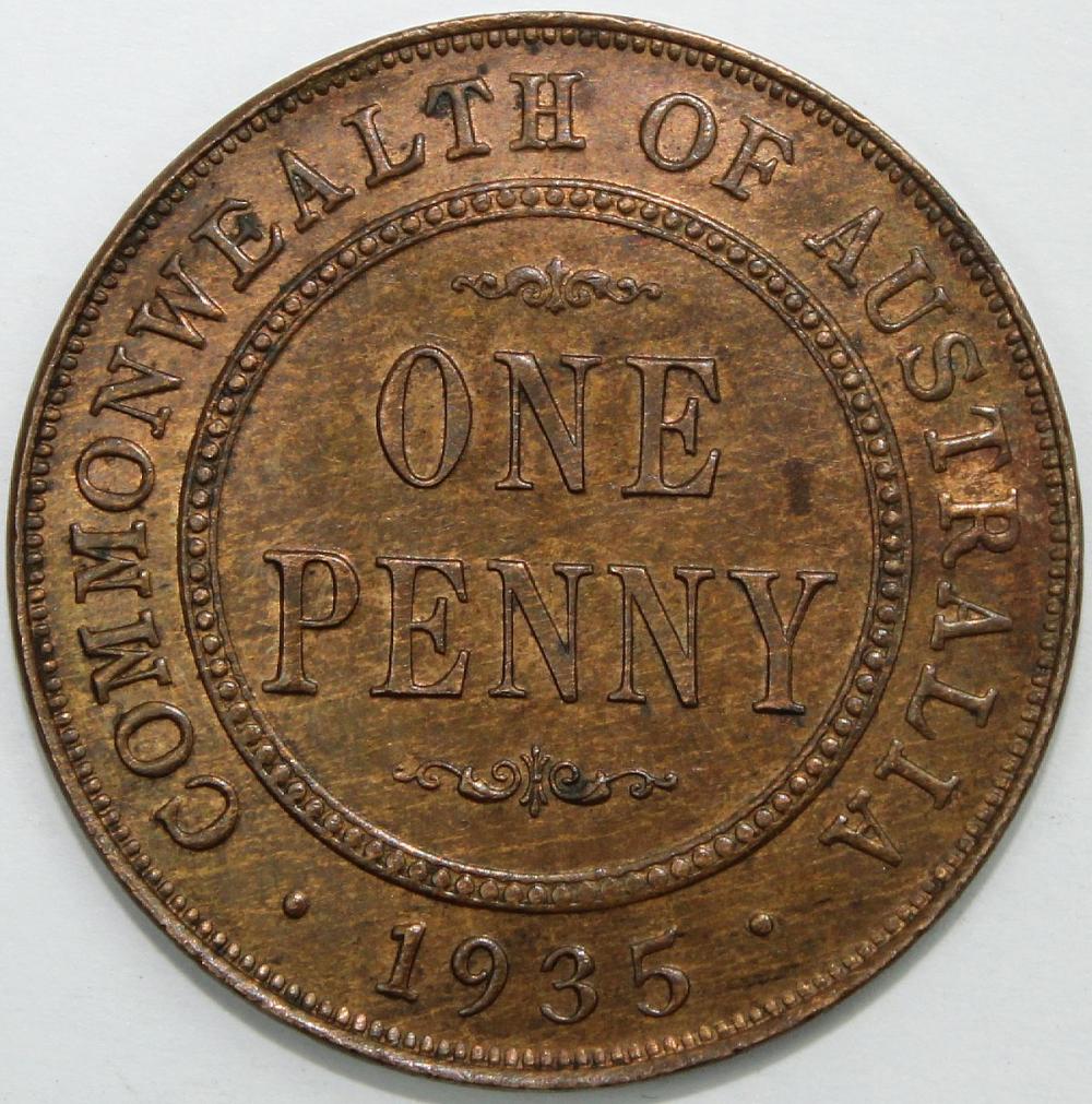 Australia 1935 Penny, Choic... image