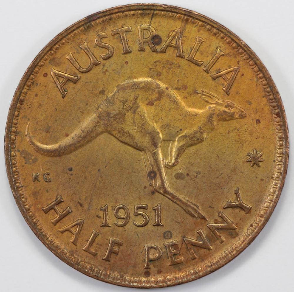 Australia 1951 (P) Halfpenn... image