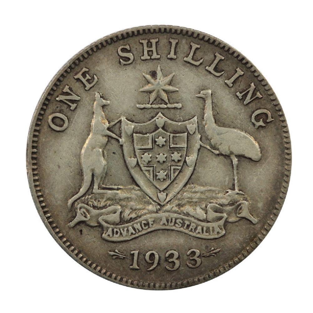 Australia 1933 Shilling, ab... image