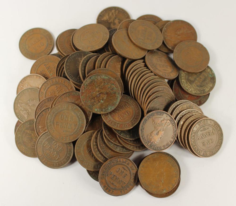 Kilo of George V Pennies, A... image