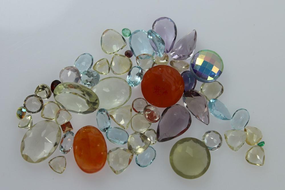 Harvested Faceted Gemstones... image