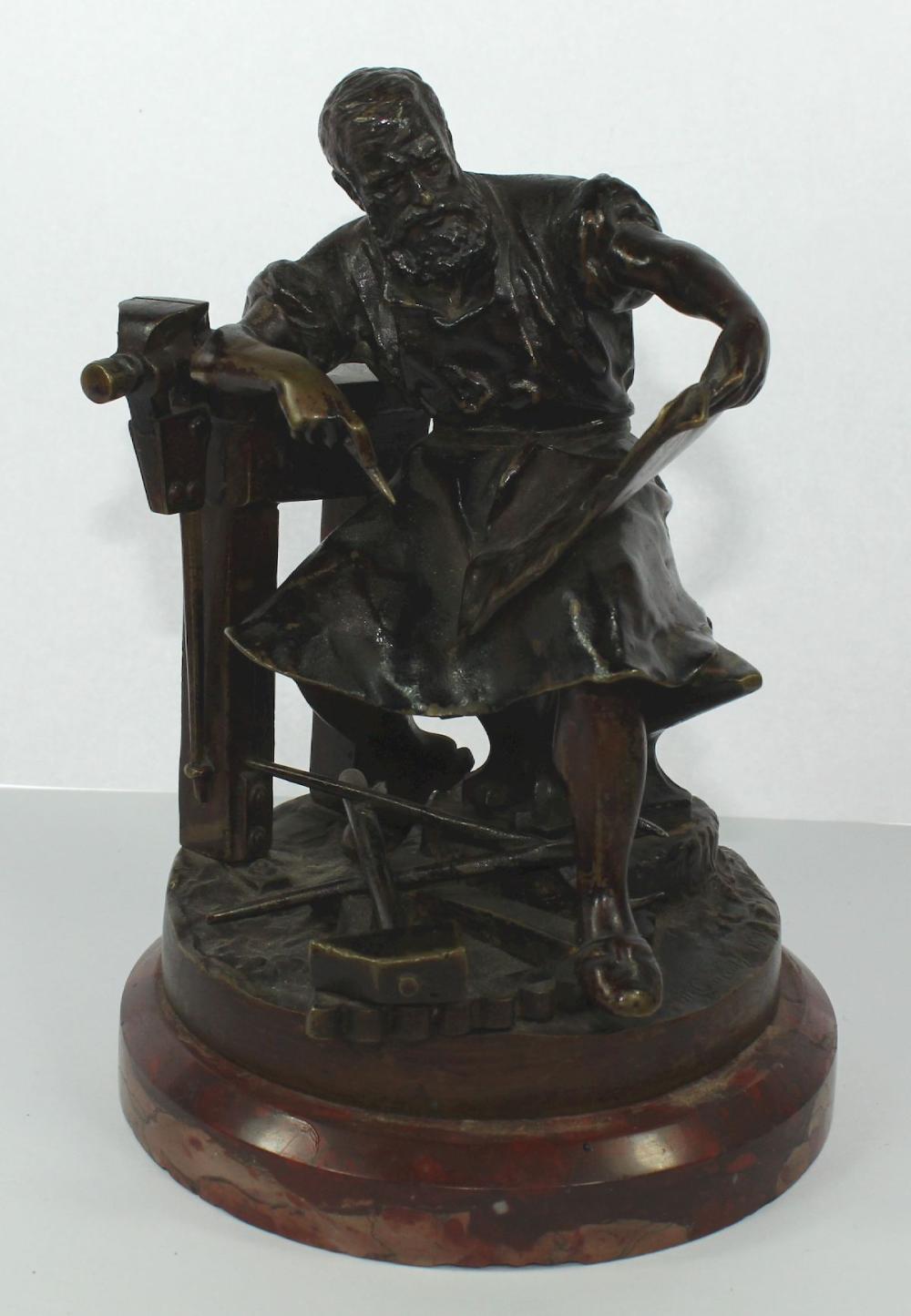 Bronze Statue of a seated '... image