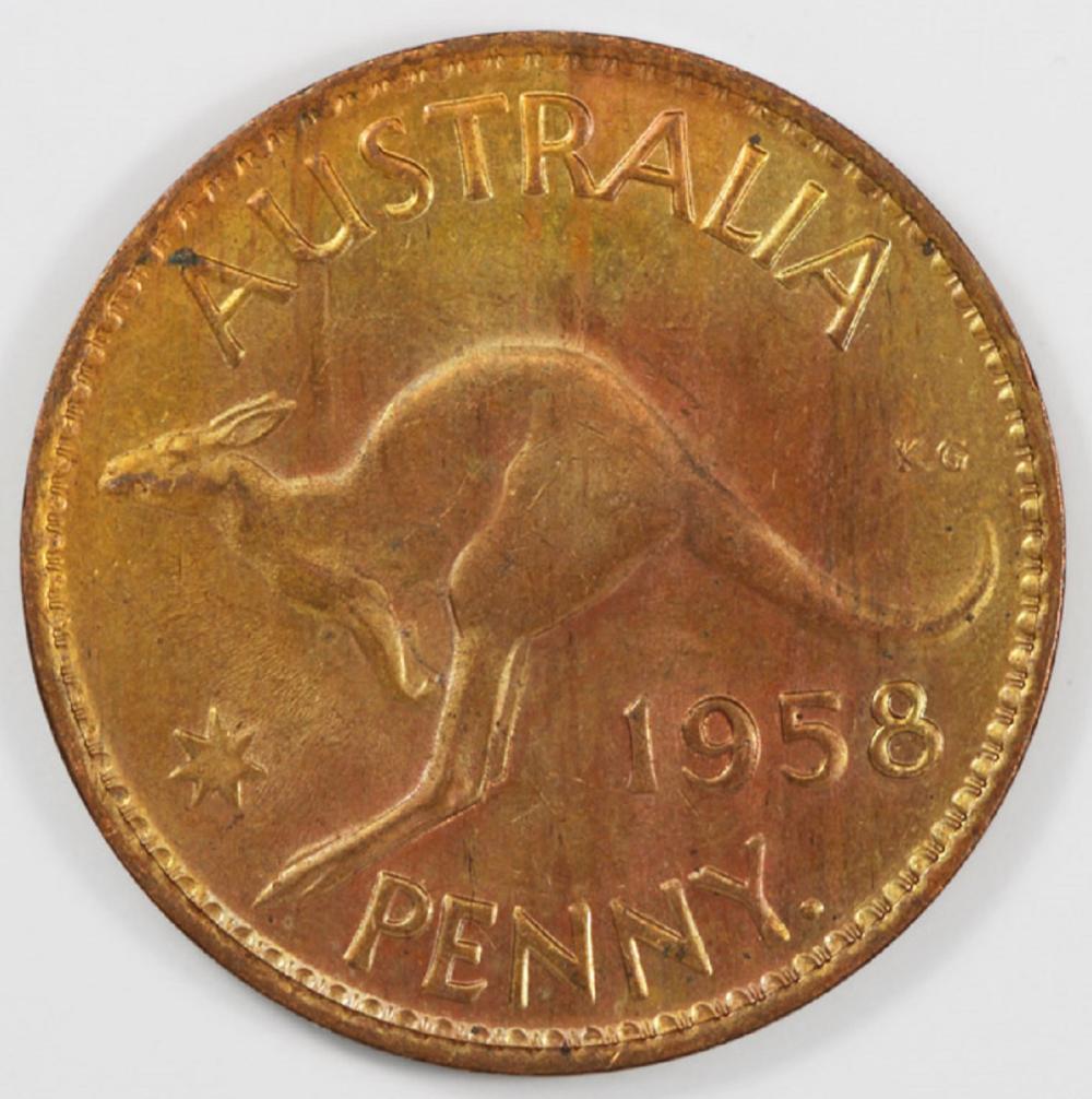 Australia 1958 Y. (P) Penny... image