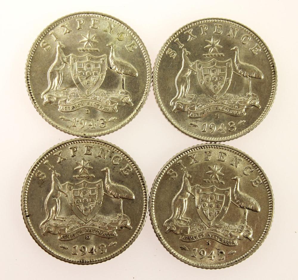 Australia 1942 S, & 1942 D,... image