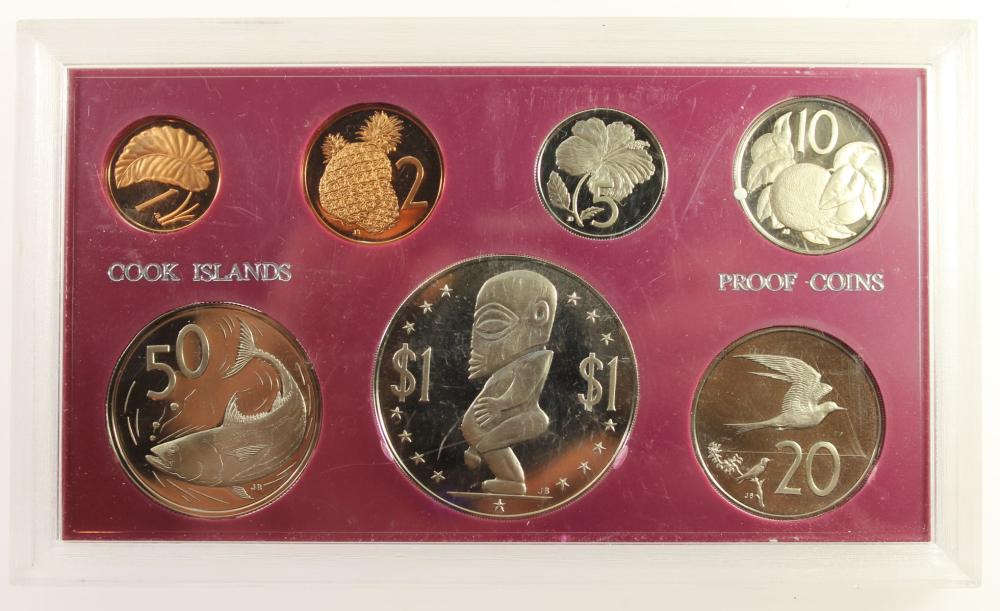 Cook Islands 1972 Proof Set... image