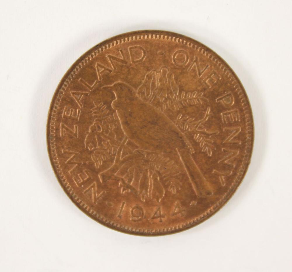 New Zealand 1944 Penny, Cho... image