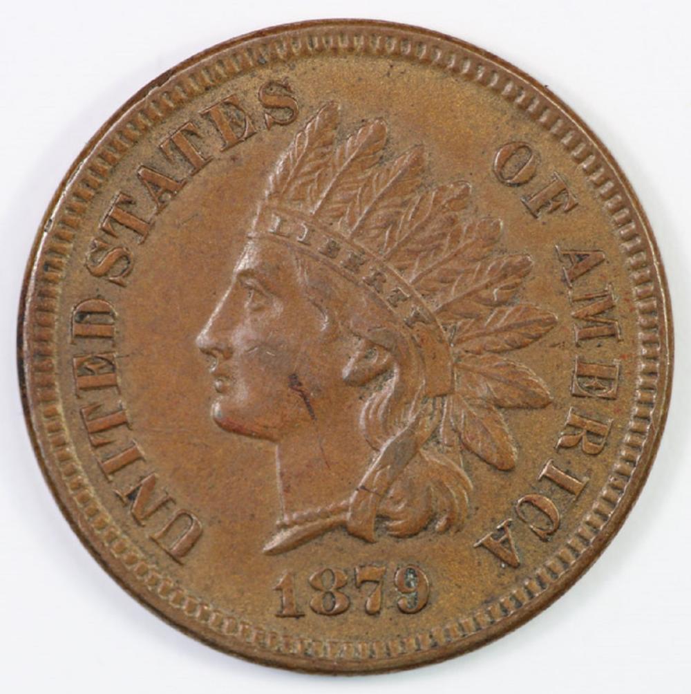 U.S.A. 1879 Cent, about Unc... image