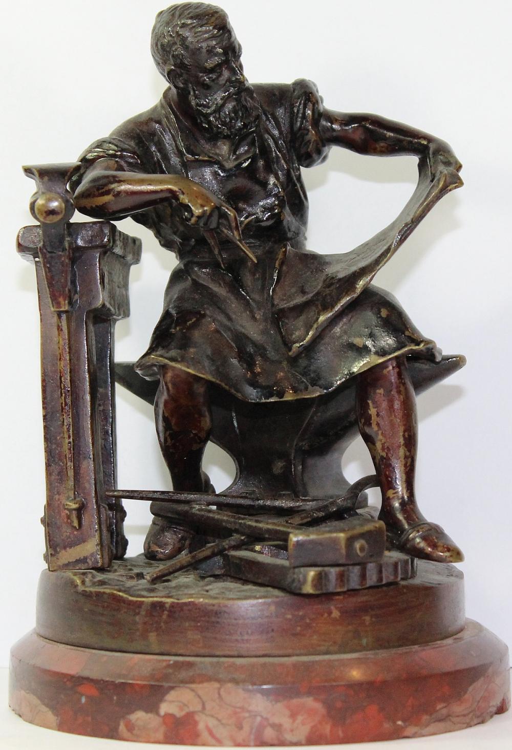 19th Century Bronze of seat... image