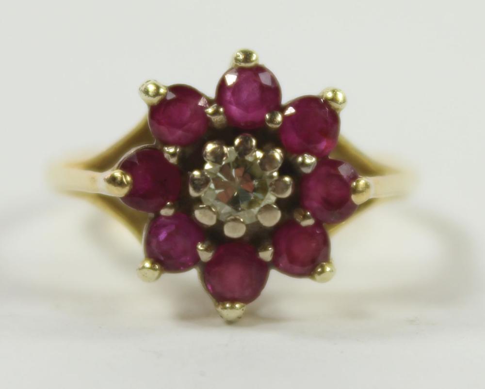 Ruby & Diamond Ring in 18ct... image