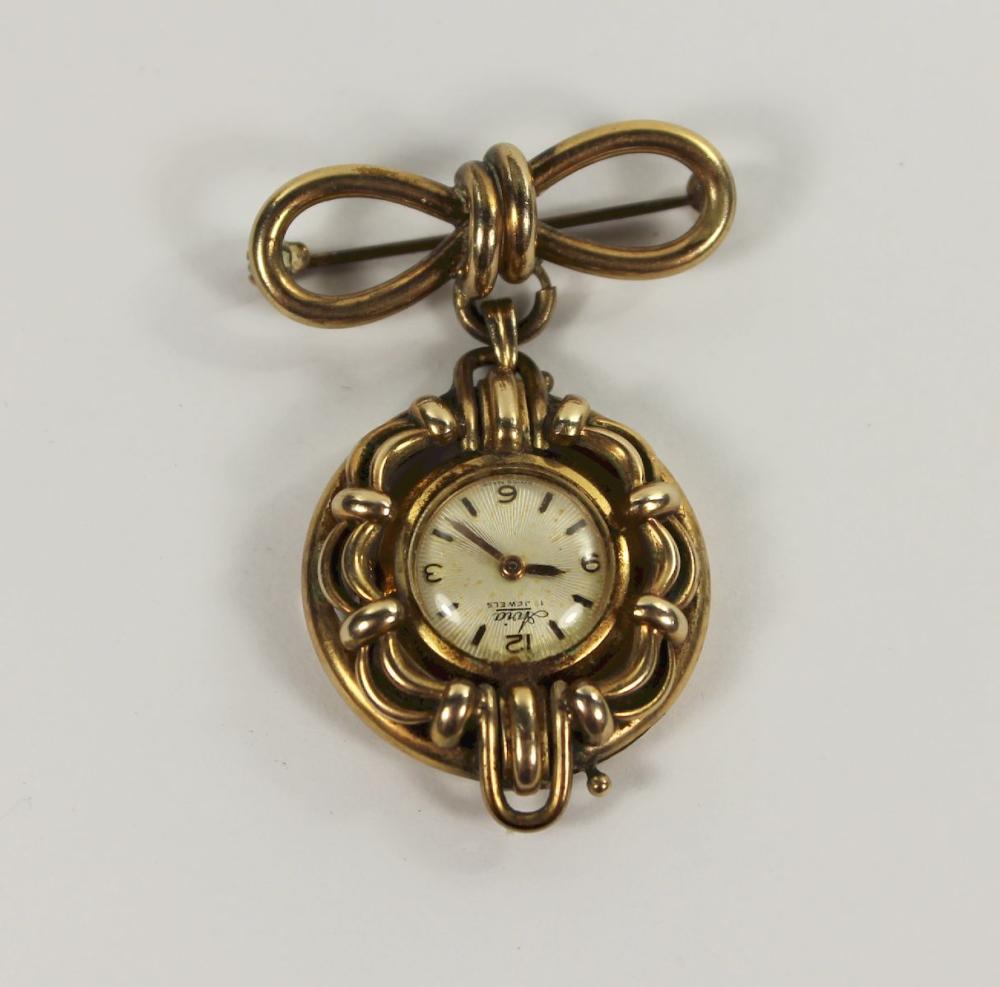 Gold-plated Nurses Brooch W... image