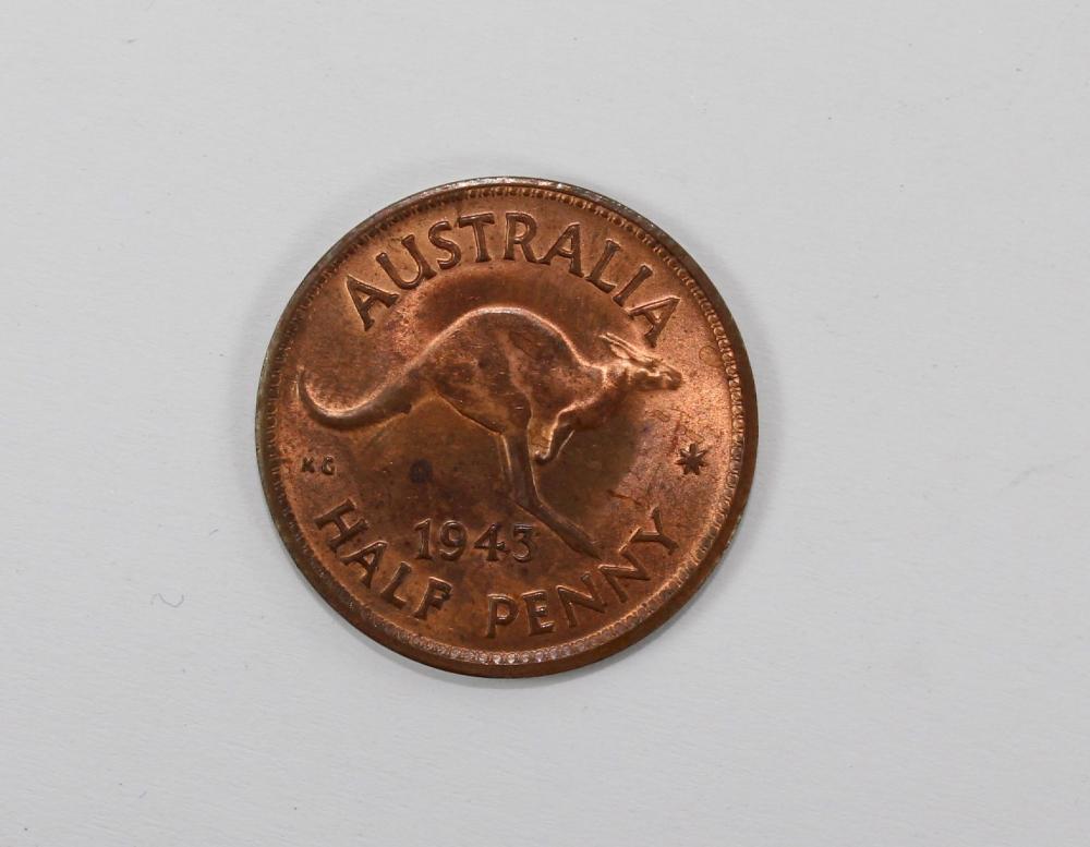 Australia 1943 Halfpenny, C... image