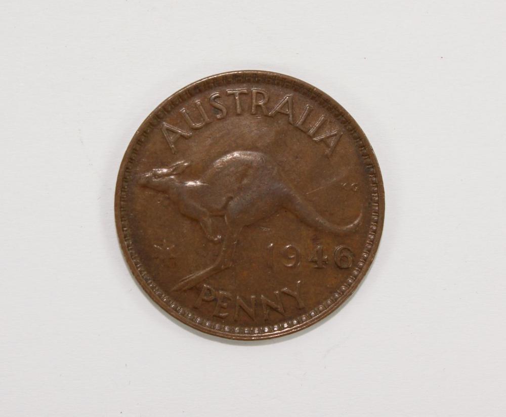 Australia 1946 Penny, Very ... image