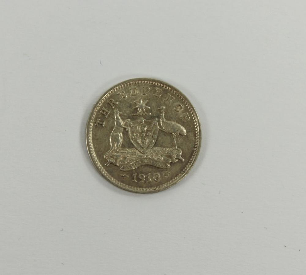 Australia 1910 Silver Three... image