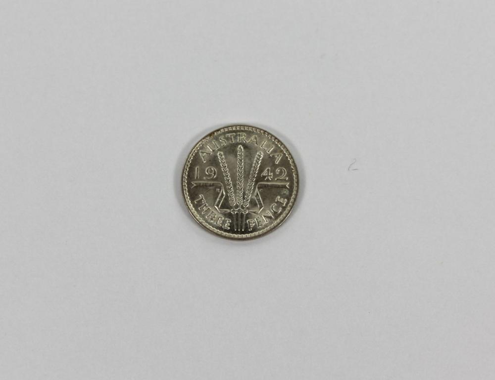 Australia 1942 D Threepence... image