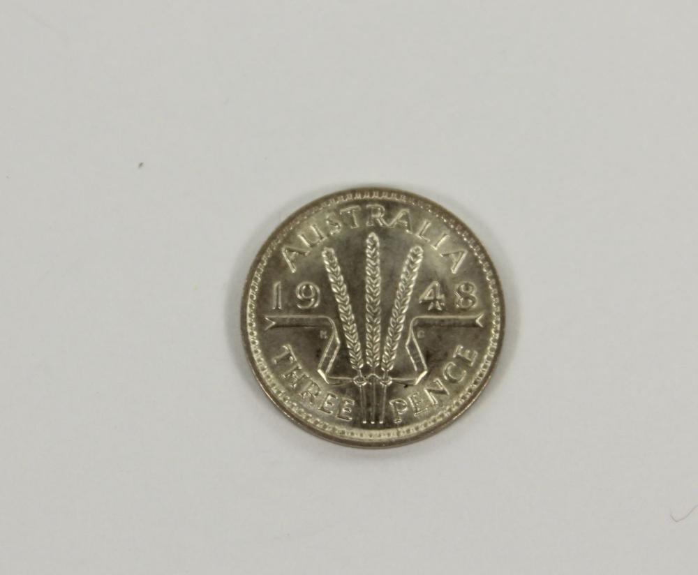 Australia 1948 Threepence, ... image