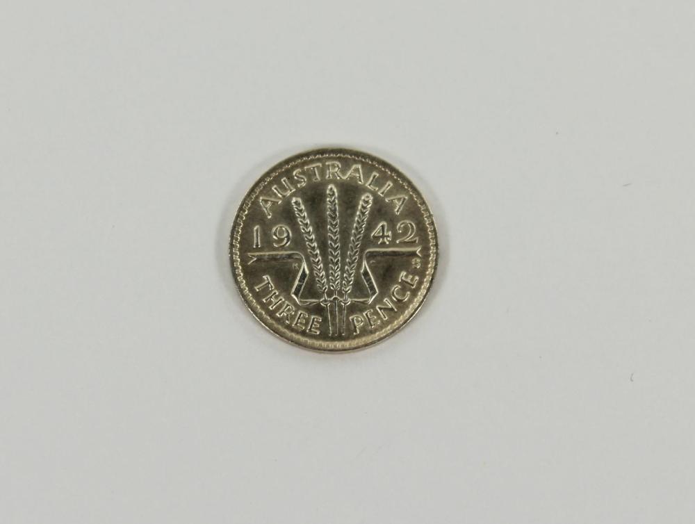 Australia 1942 S Threepence... image