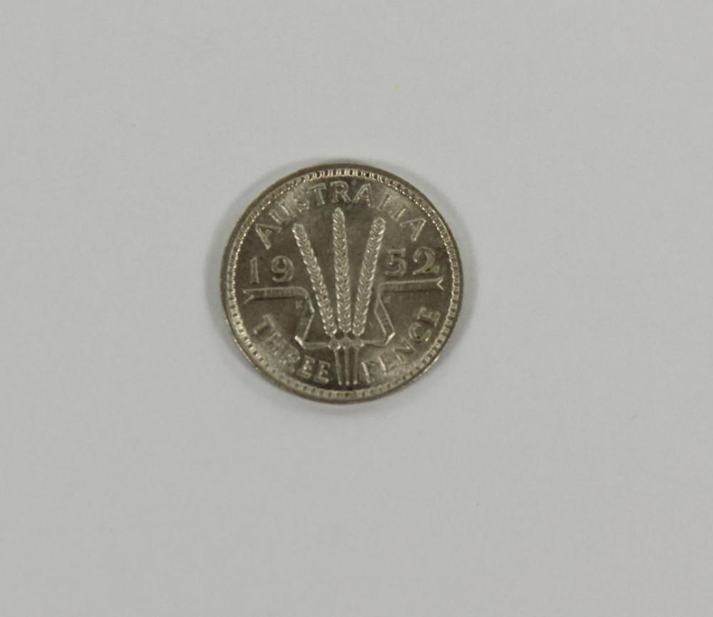 Australia 1952 Threepence, ... image