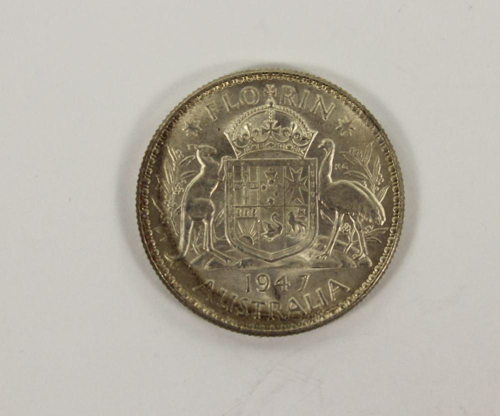 Australia 1947 Florin, Choi... image