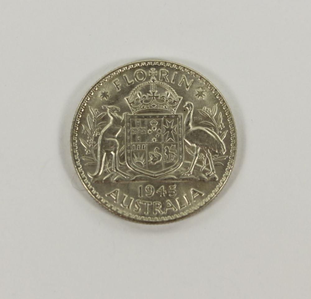 Australia 1945 Florin, Unci... image