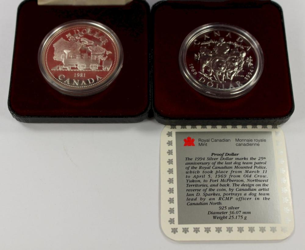 Canada 1981 & 1994 Silver P... image