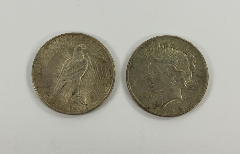 U.S.A. 1922 Peace Dollars, ... image