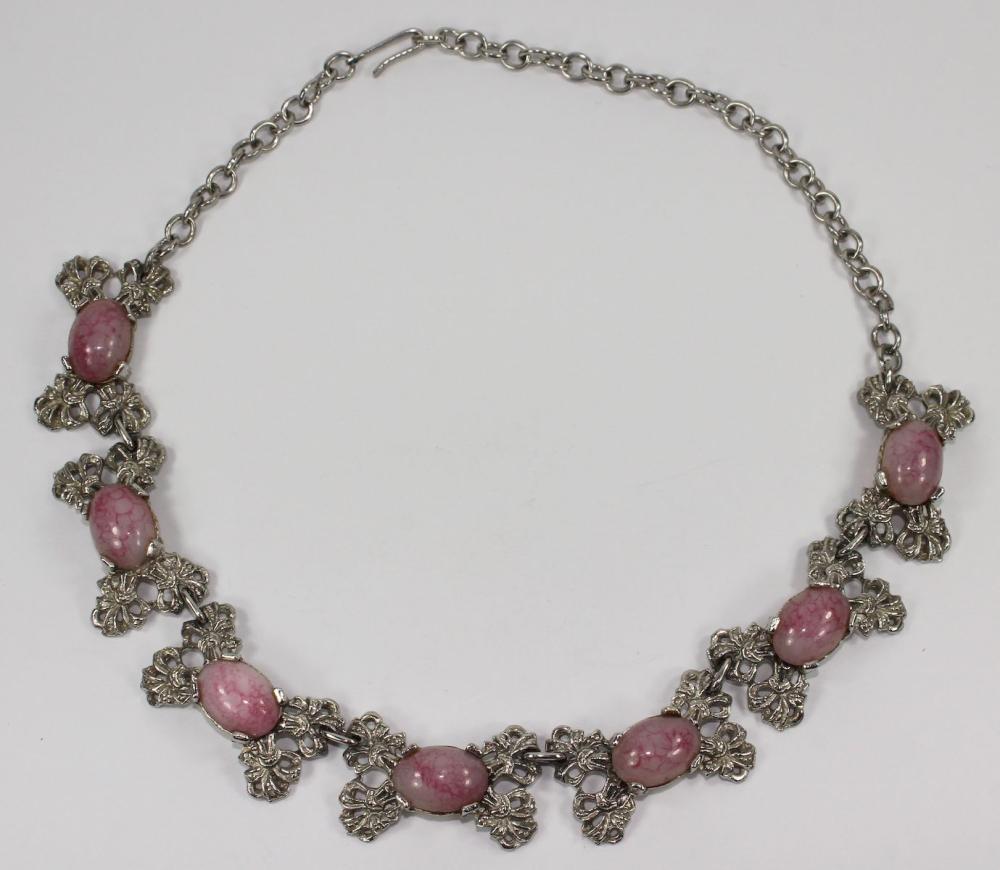 Costume Necklace with Veine... image