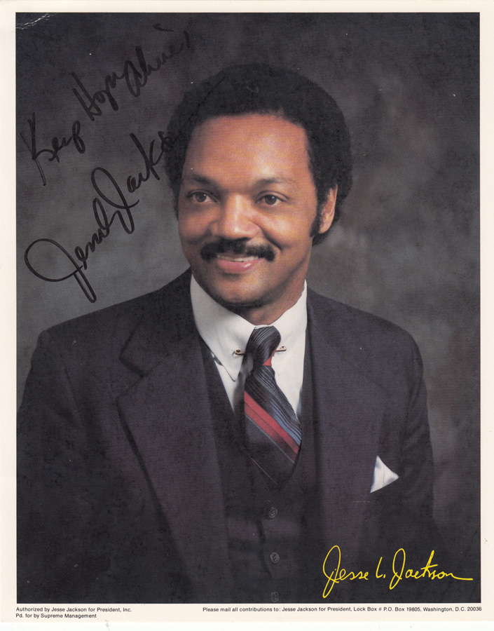 Jesse L. Jackson signed pho... image