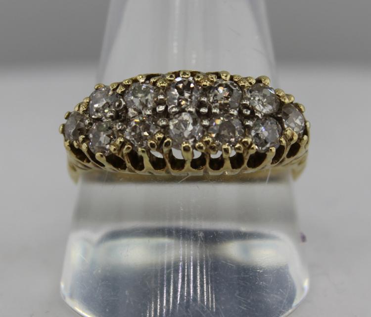 Vintage Diamond Bridge Ring... image