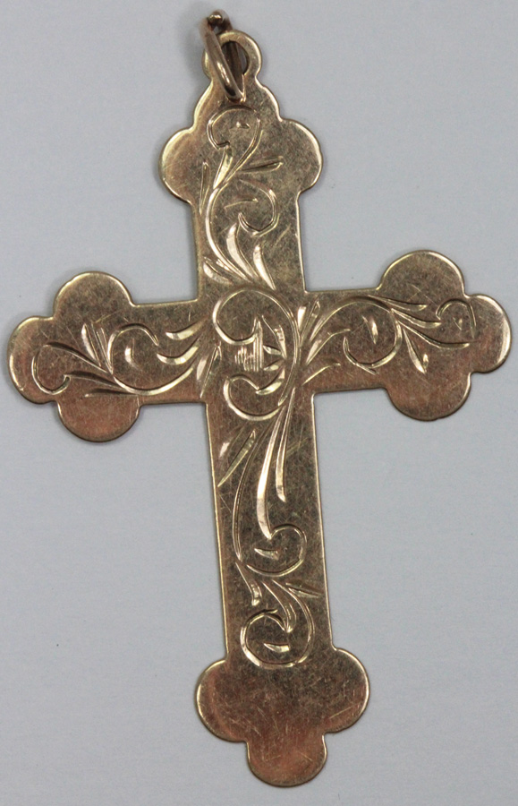 Large Orthodox Cross in 9ct... image