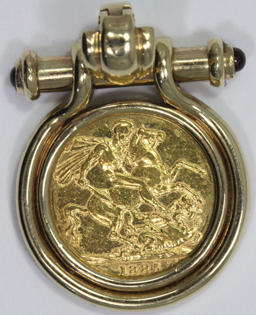 Victorian 1885 M Sovereign ... image