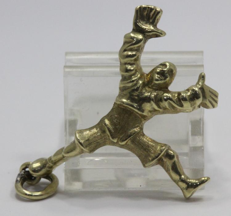 Soccer Goalie Charm in 14ct... image