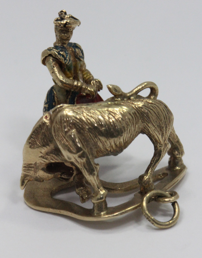 Spanish Matador Charm in 9c... image