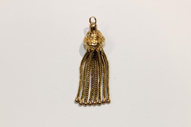 Antique Foxtail Chain Fob i... image