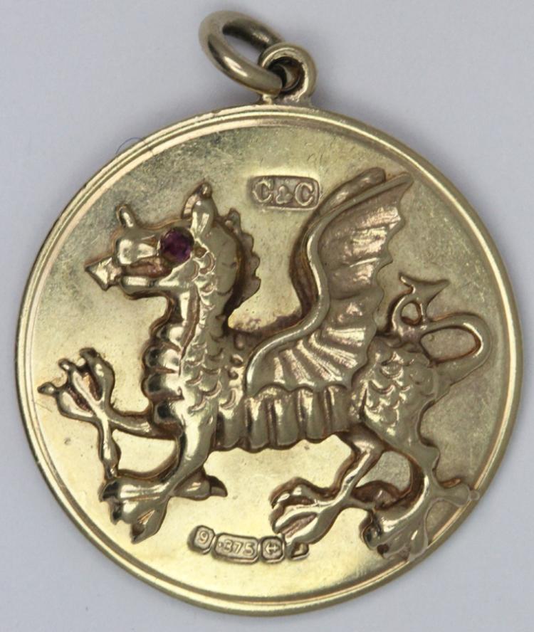 Commemorative Fob in 9ct ce... image