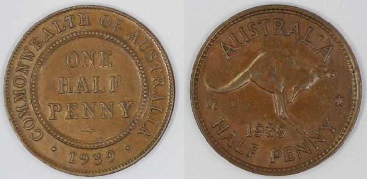 Australia 1939 Halfpennies,... image