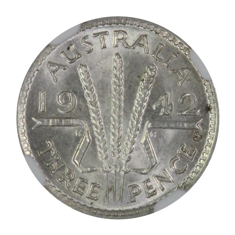 Australia 1942 S Threepence... image