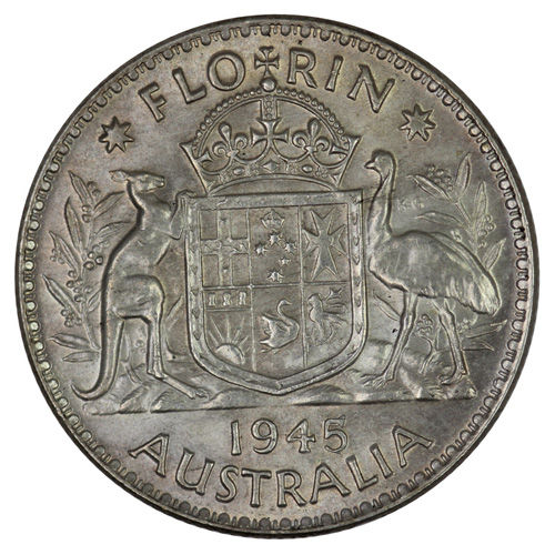 Australia 1945 Florin, Choi... image