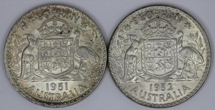 Australia 1951 & 1952 Flori... image