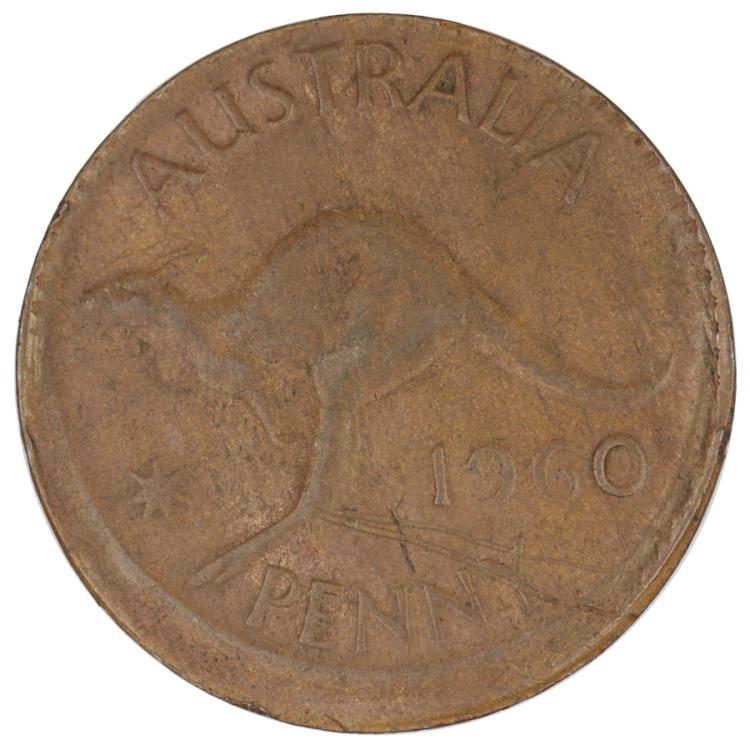 Australia 1960 Mis-strike P... image