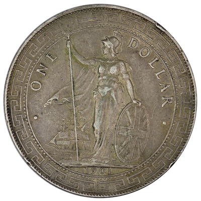 British Trade Dollar 1901 C... image