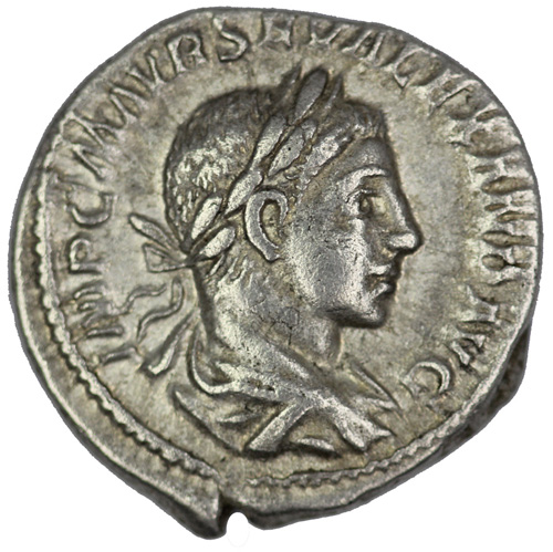 Roman Silver Denarius of Se... image