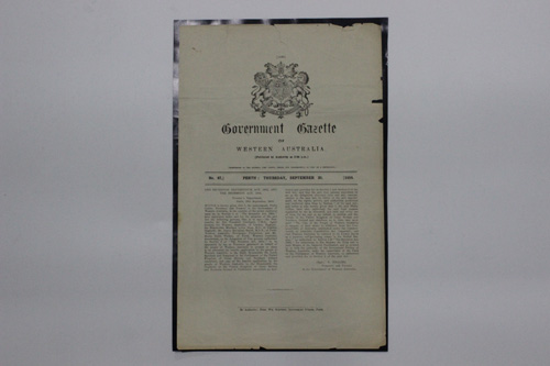 Government Gazette of Weste... image