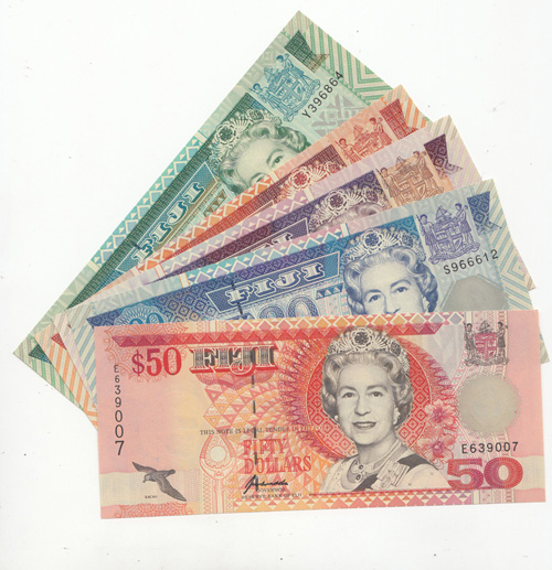 Fiji $2, $5, $10, $20 & $50... image