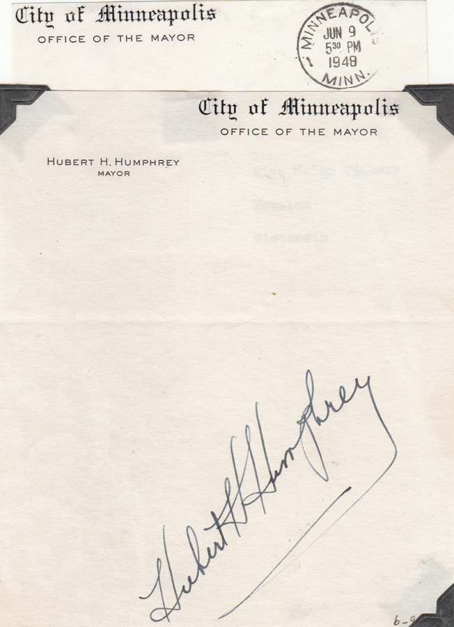 Hubert H. Humphrey early si... image