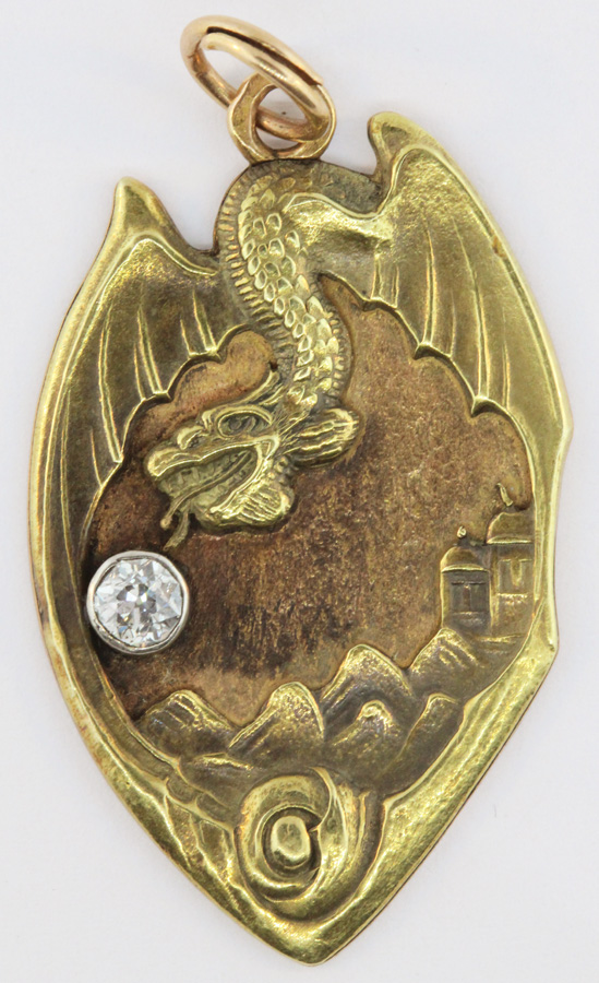 Unusual Gold Pendant of Rus... image